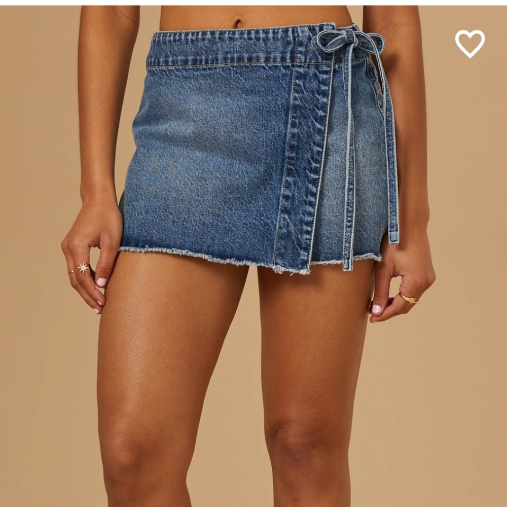 Side tie skort sz M